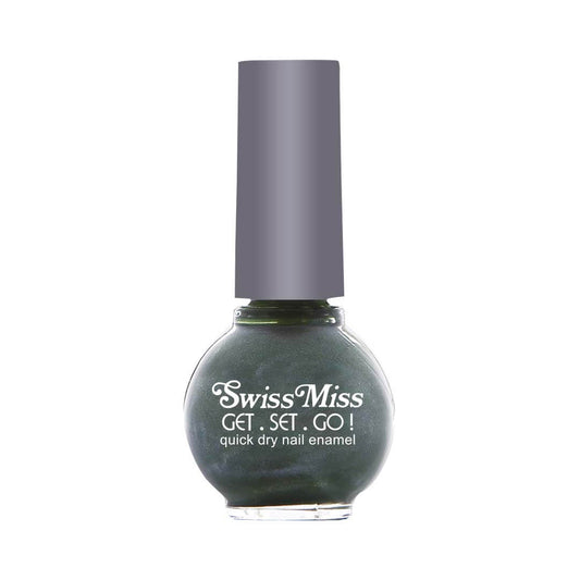 Swiss Miss - Olive Grey (F-405) - Nail Polish