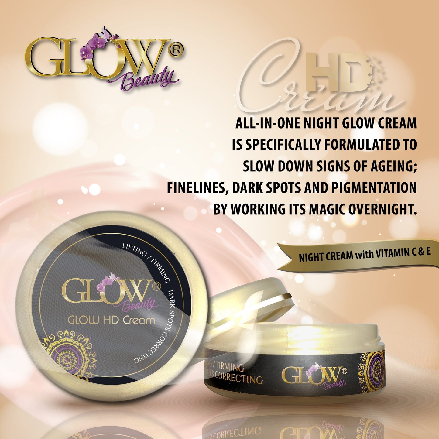 Glow Beauty - HD Glow Cream 60 Grams