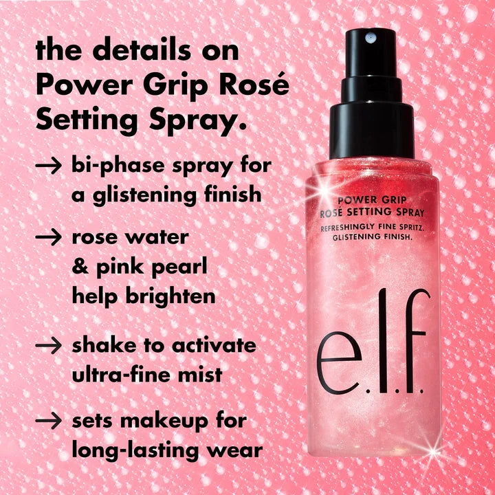 Elf - Power Grip Rose Setting Spray 80ml