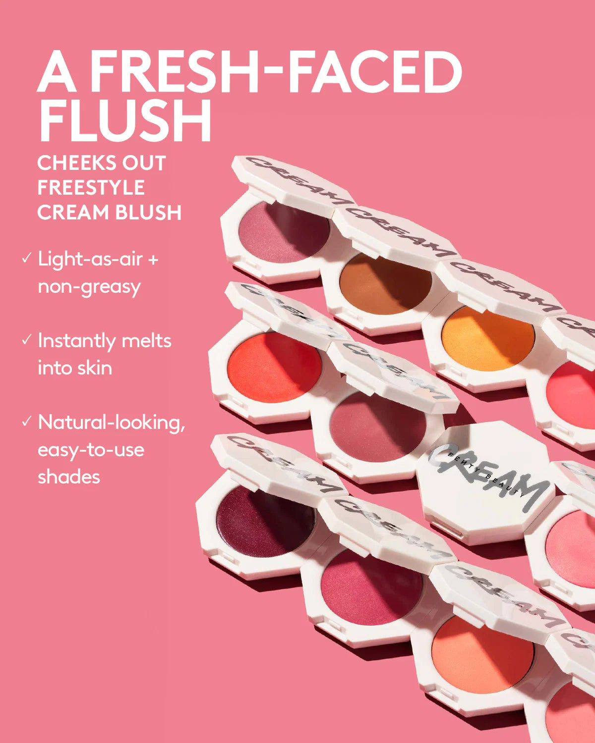 Fenty Beauty - Cheeks Out Freestyle Cream Blush - Raisin Standards