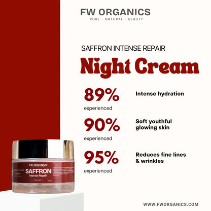FW Organics - Saffron Intense Repair (Night Cream)