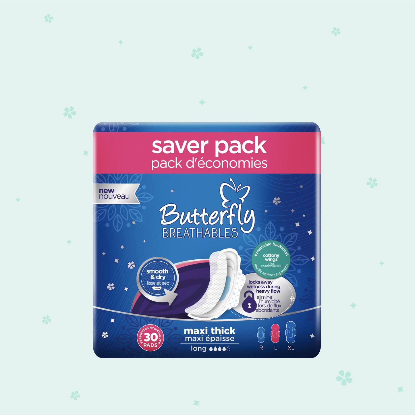 Butterfly - Maxi Breathable Sanitary Pads