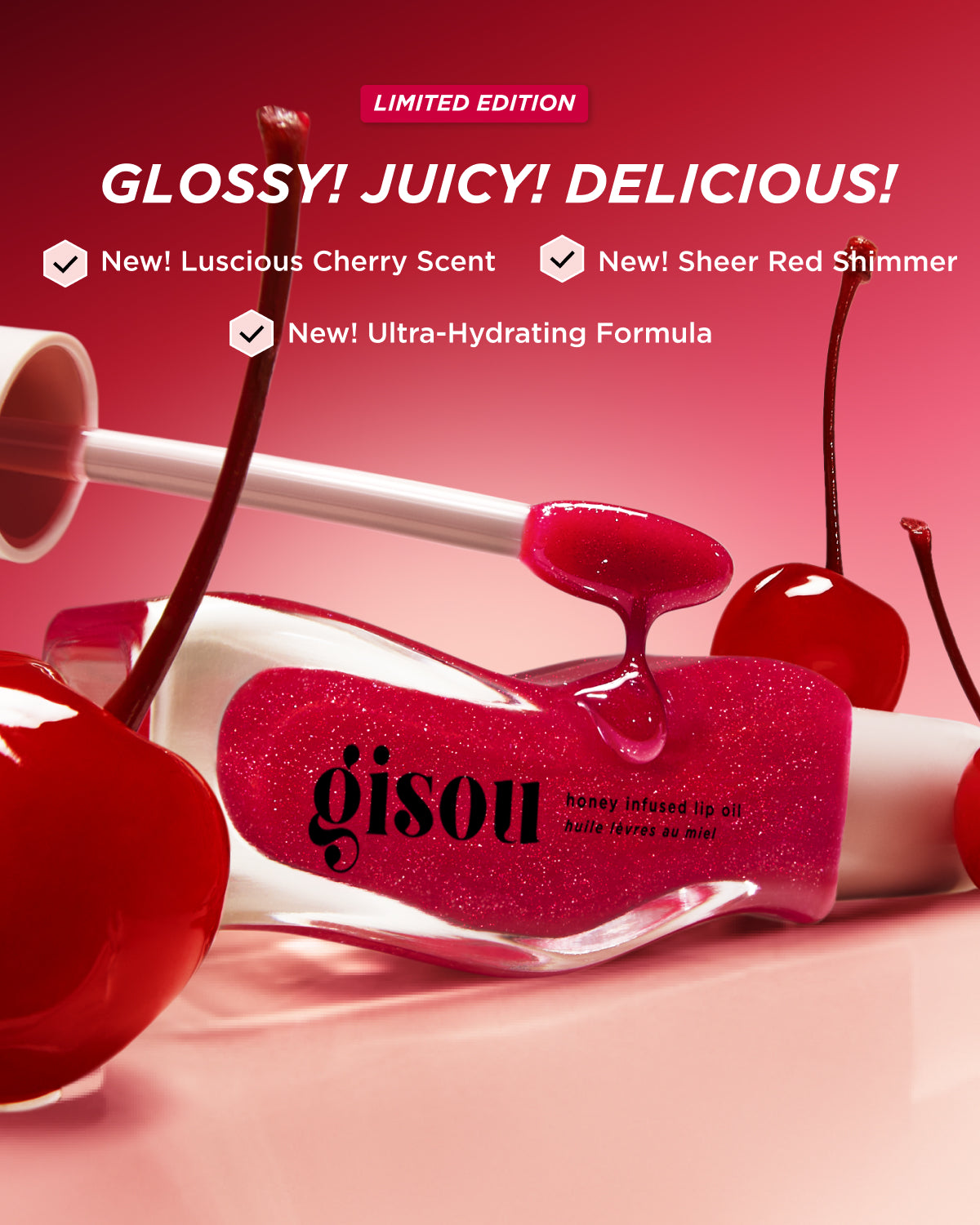Gisou - Honey Infused Hydrating Lip Oil - 8 Ml