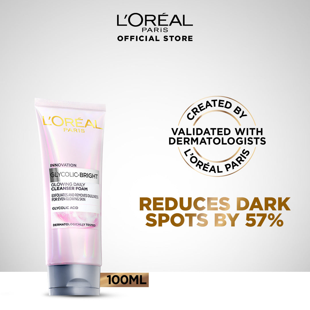 L'Oreal Paris Glycolic Bright Glowing Daily Face Wash 100ml