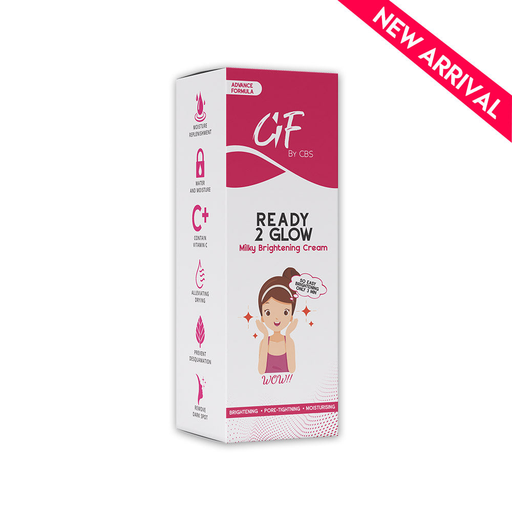 Glamorous Face - Ready 2 Glow Milky Brightening Cream - 90g