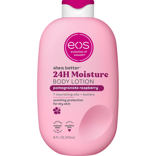 Eos - Shea Butter 24H Moisture Body Lotion 473ml - Pomegranate Raspberry
