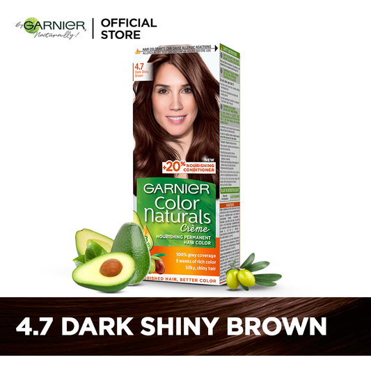 Garnier - Color Naturals Hair Colors - 4.7 Dark Shiny Brown