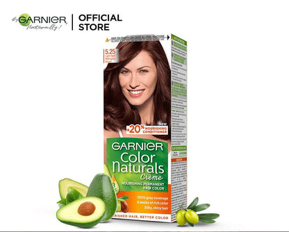 Garnier - Color Naturals Hair Colors - 5.25 Light Opal Mahogany Brown
