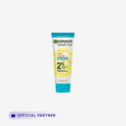 Garnier Fast Clear Facewash For Acne Prone Skin 50ml