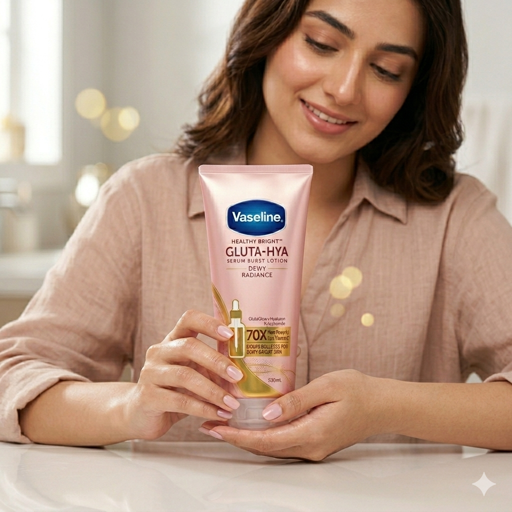 better than l glutathione Vaseline Gluta-Hya Lotion Dewy Radiance main image 0