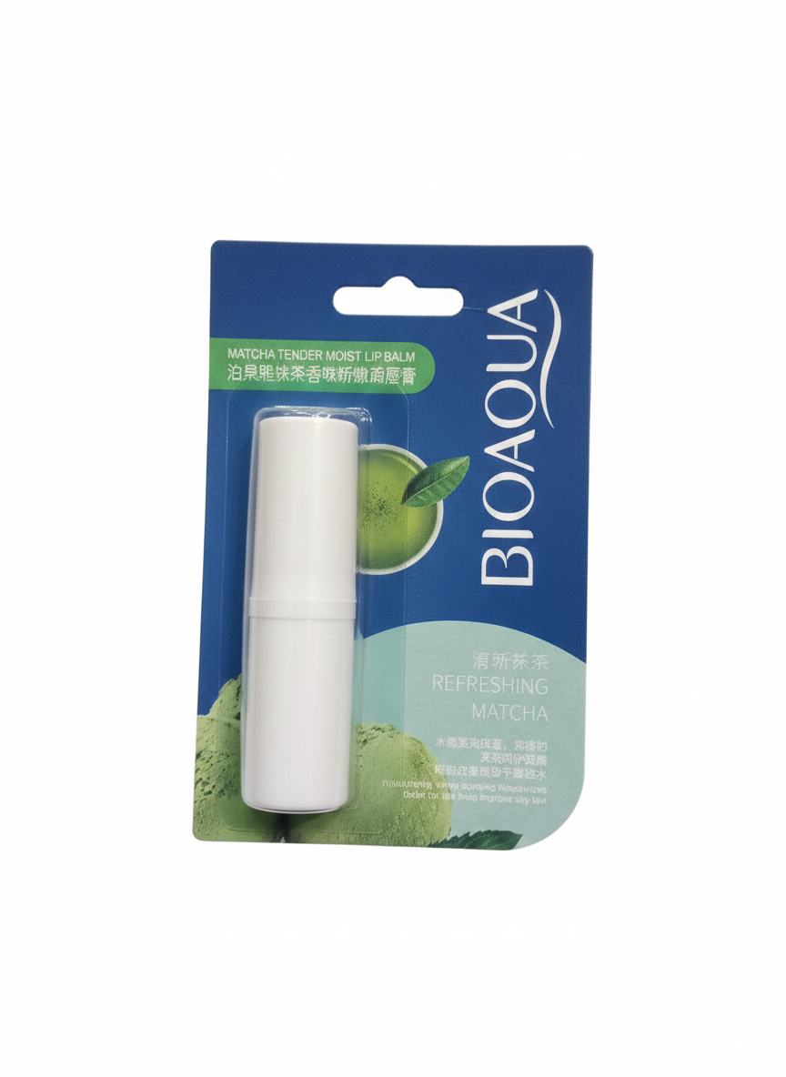 Bio Aqua Lip Balm Moisturizing Matcha Tender 2.7g