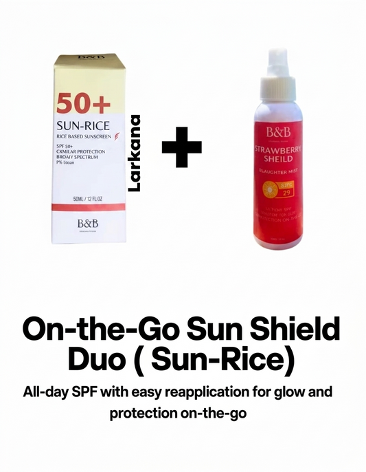 B&B Derma - On-The-Go Sun Shield Duo (Sun-Rice)