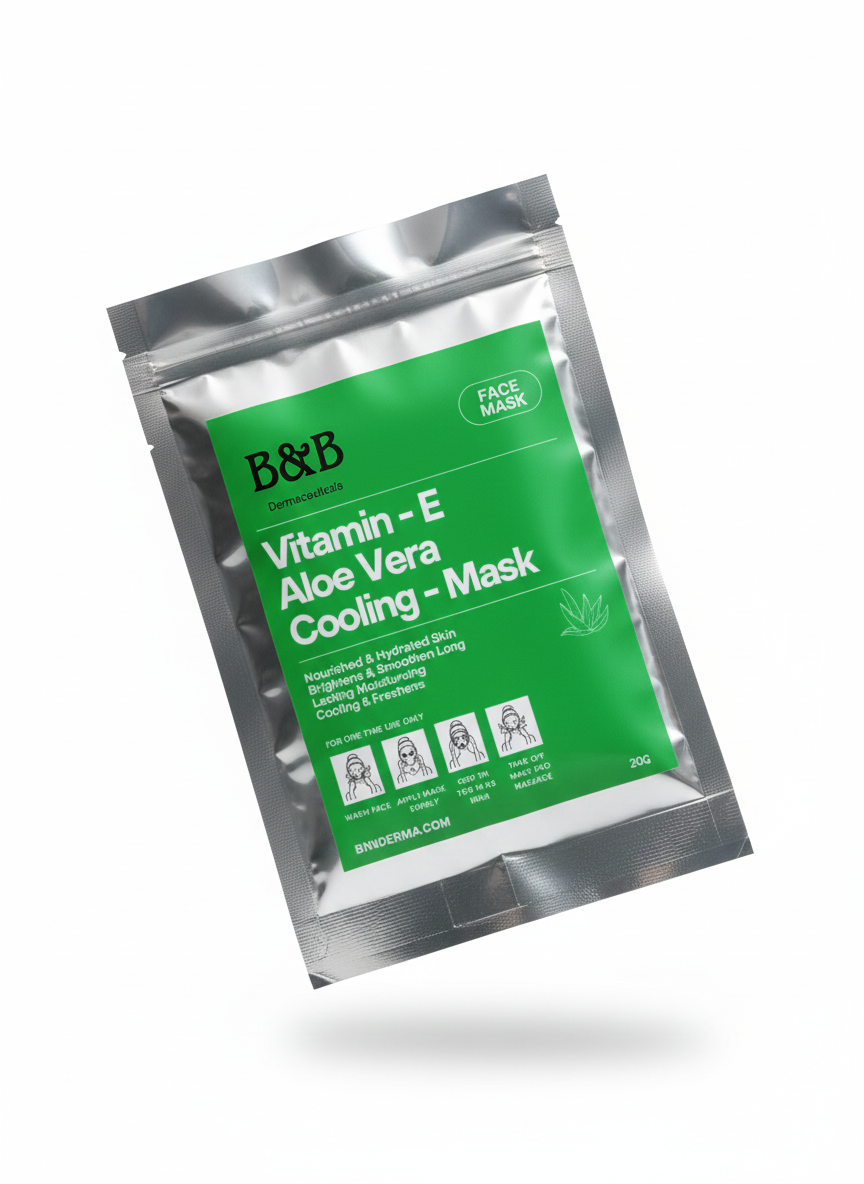 B&B Derma - Vitamin-E Aloe Vera Soothe Sheet Mask