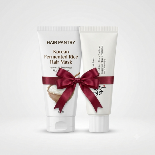 Bundle - Hair Pantry Rice Hair Mask + Beauty Of Joseon Sun Rice Spf50+