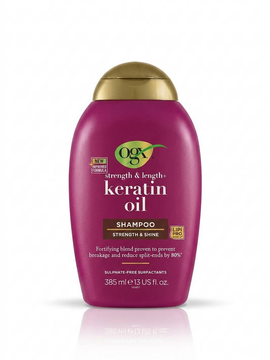 OGX Shampoo Anti Breakage Keratin Oil (Sulphate Free) 385 Ml