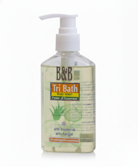 B&B Derma - Tri-Bath Cucumber Body Wash