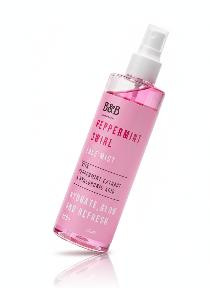 B&B Derma - Peppermint Swirl Face Mist On-The-Go (200 Ml)
