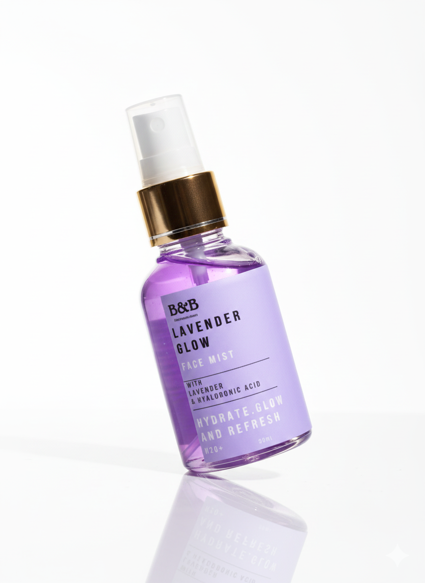 B&B Derma - Lavender Glow - Lavender Glow Face Mist  On The Go 50 Ml
