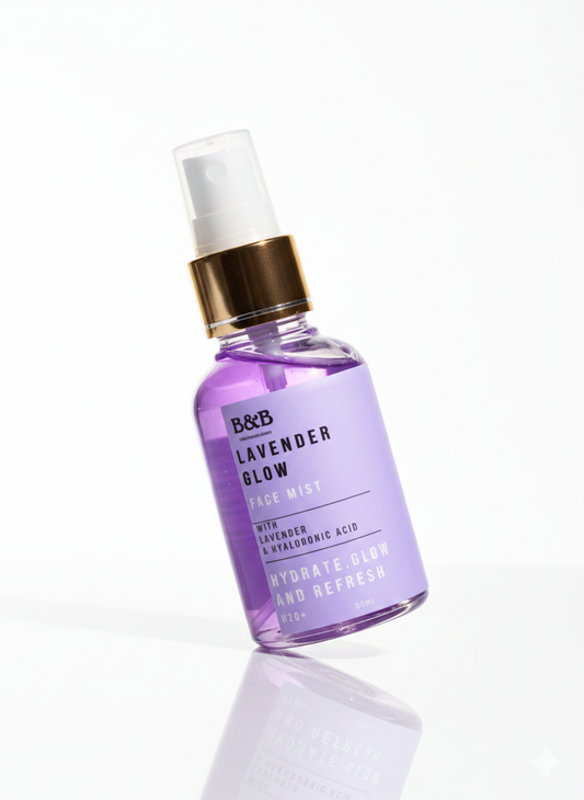 B&B Derma - Lavender Glow - Lavender Glow Face Mist  On The Go 50 Ml