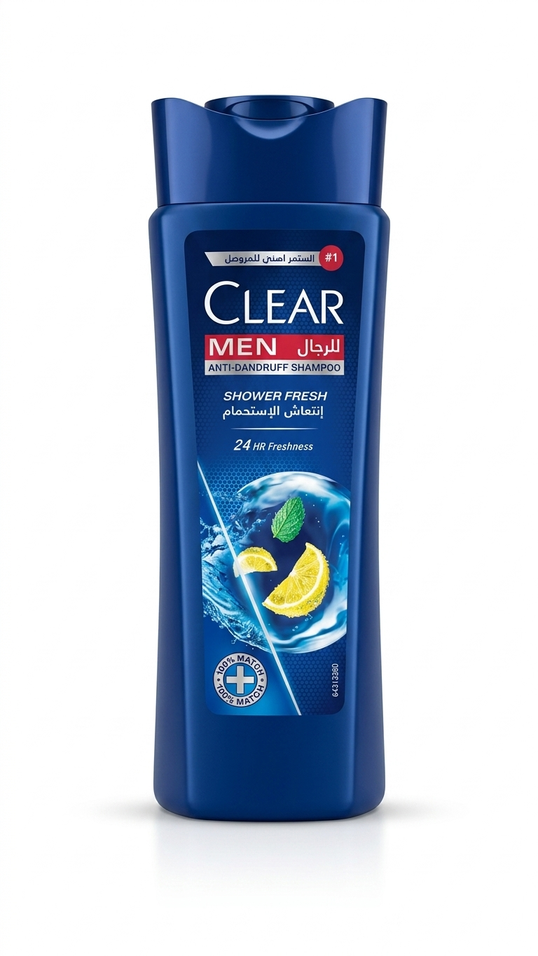 Clear - Anti-Dandruff Shampoo Shower Fresh for Men - 200ml