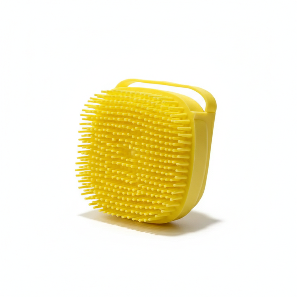 B&B Derma - Silicone Bath Body Brush With Built-In Soap Dispenser