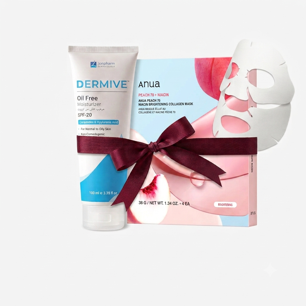 Bundle - Jenpharm Moisturizer Lotion + Anua Collagen Mask