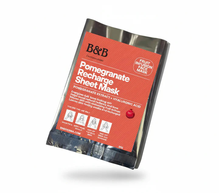 B&B Derma - Pomegranate-Skin Recharge Sheet Mask