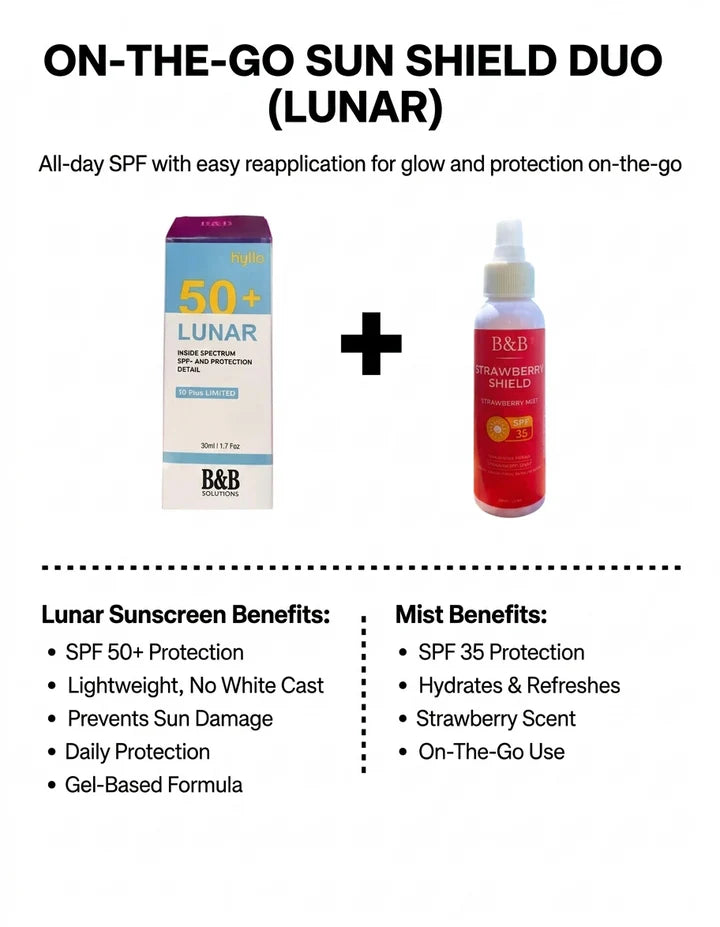 B&B Derma - On-The-Go Sun Shield Duo (Lunar)