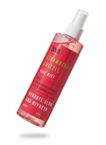B&B Derma - Strawberry Swizzle - Strawberry Swizzle Face Mist On The Go 200Ml