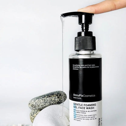 Texture of Gentle Foaming Gel Face Wash for all skin types | AccuFix Cosmetics