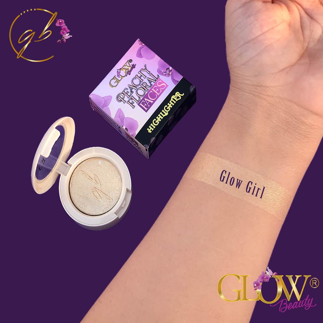 Glow Beauty - Highlighter Peachy Floral Faces