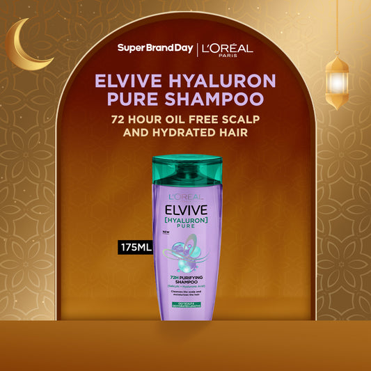 L'Oreal Paris Elvive Hyaluron Pure Shampoo 175Ml