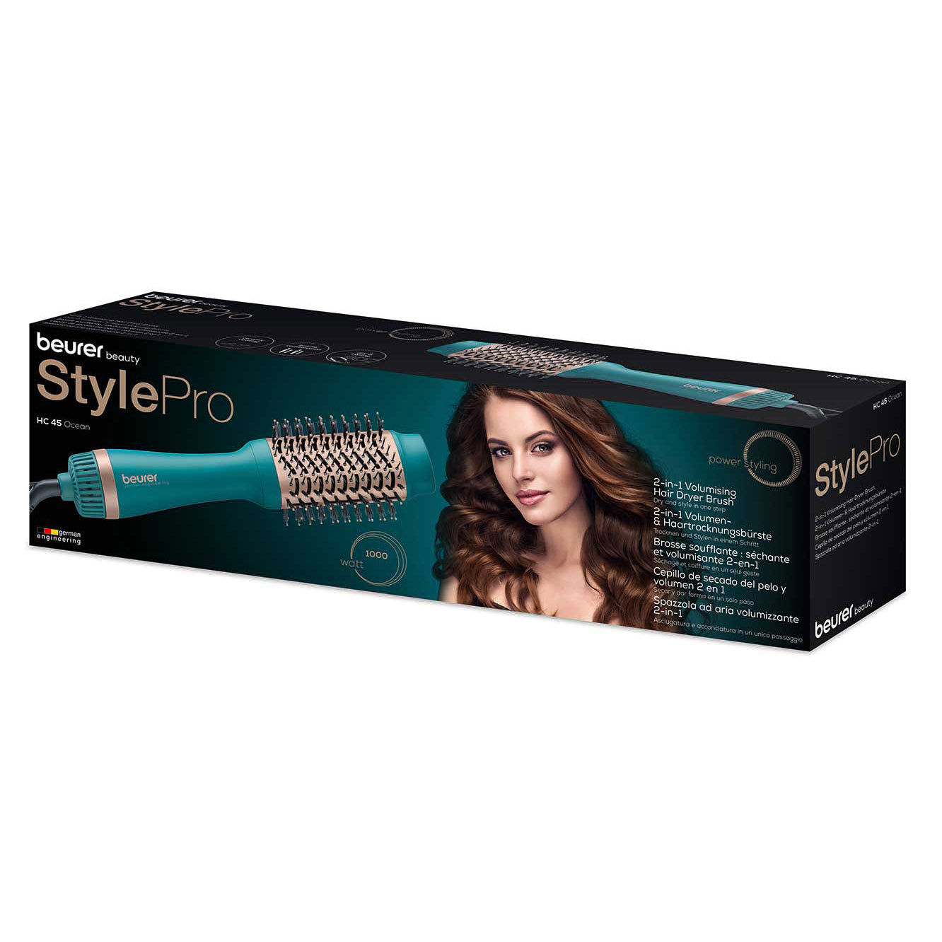Beurer - 2 in 1 Volumising Hair Dryer Brush - HC 45