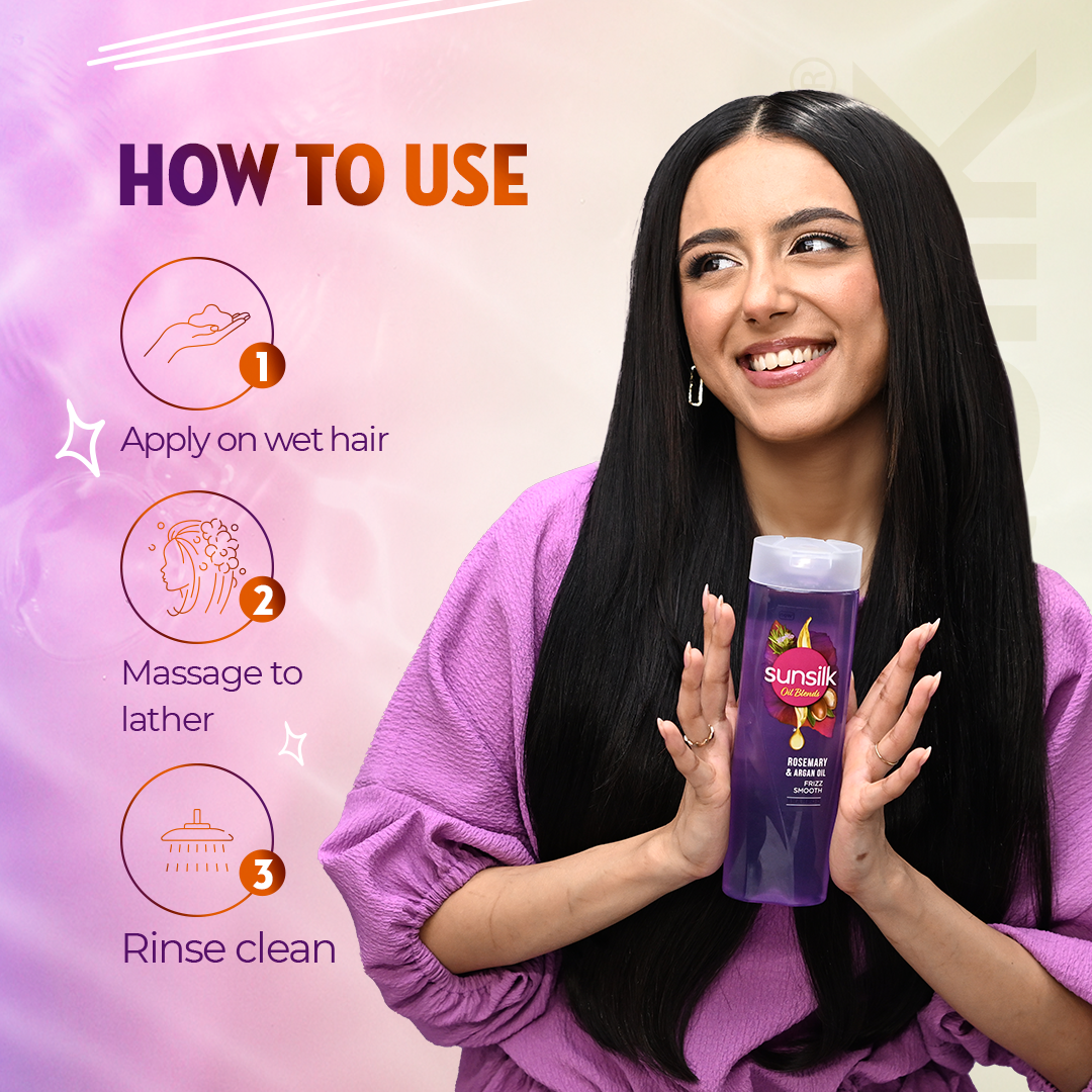 Sunsilk - Shampoo Oil Blends Rosemary & Argan Oil - 205ml