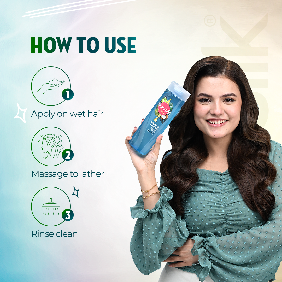 Sunsilk - Coconut And Aloe Vera Shampoo - 380ml