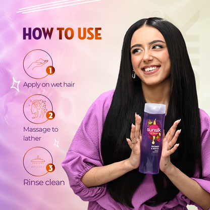 Sunsilk - Rosemary And Argan Oil Shampoo - 380ml