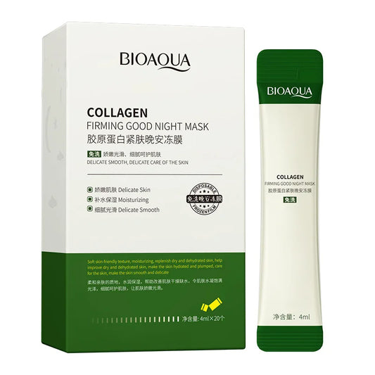 Bioaqua - Collagen Firming Good Night Mask - 4Mlx20