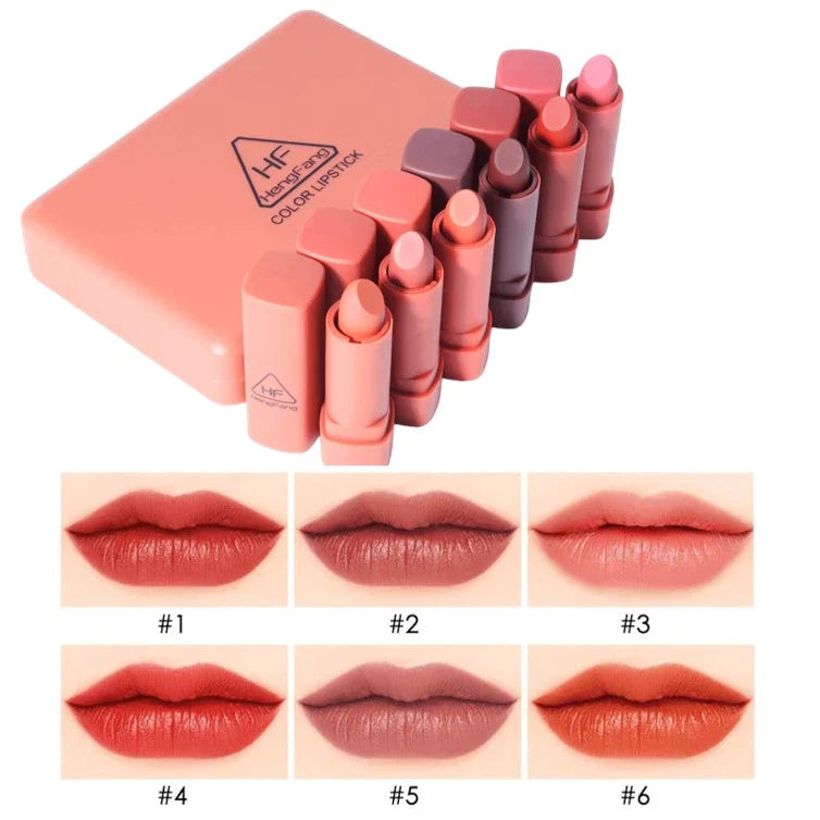 Heng Fang 6Pcs Lipstick Set 9091