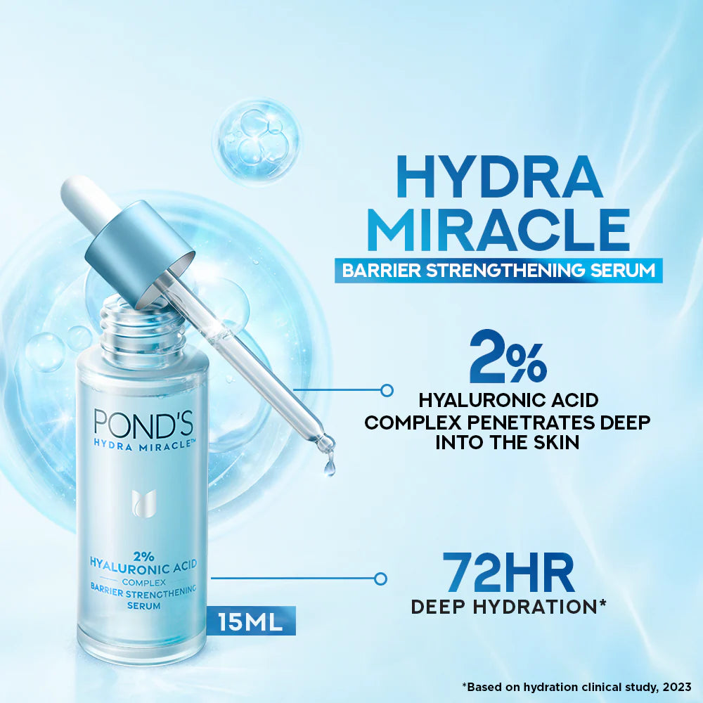 EXP 03/26 POND's Hydra Miracle Barrier Strengthening Serum - 15ml