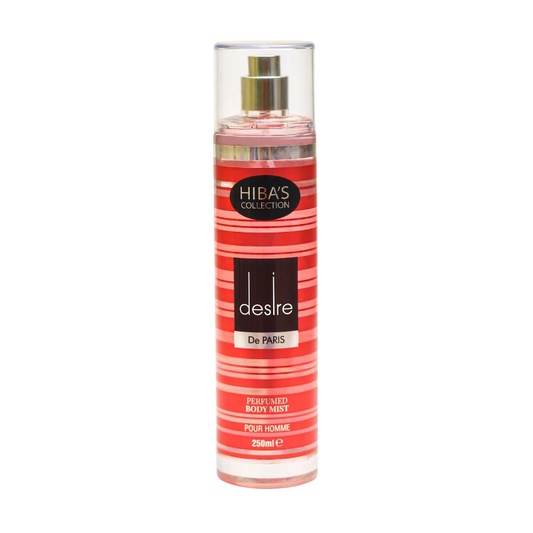 Hiba's Collection - Desire Perfumed Body Mist For Men - 250ml