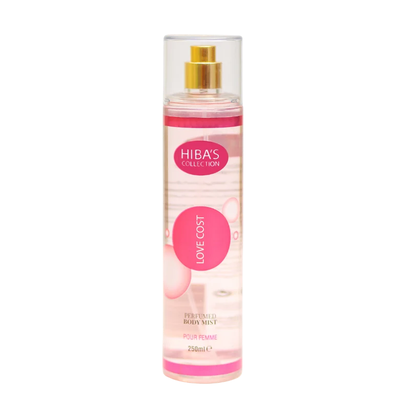 Hiba's Collection - Love Cost Perfumed Body Mist For Women - 250ml