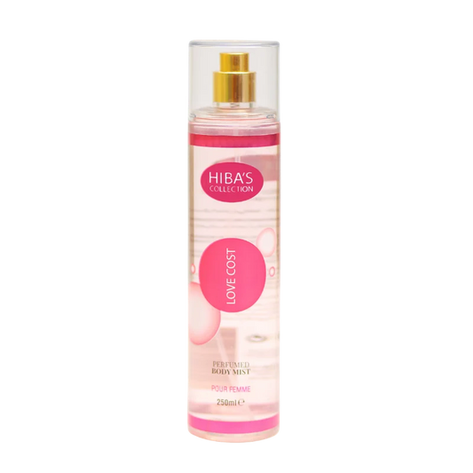Hiba's Collection - Love Cost Perfumed Body Mist For Women - 250ml