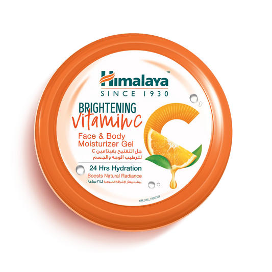 Himalaya Brightening Vitamin C Orange Face & Body Moisturizer Gel - 300Ml