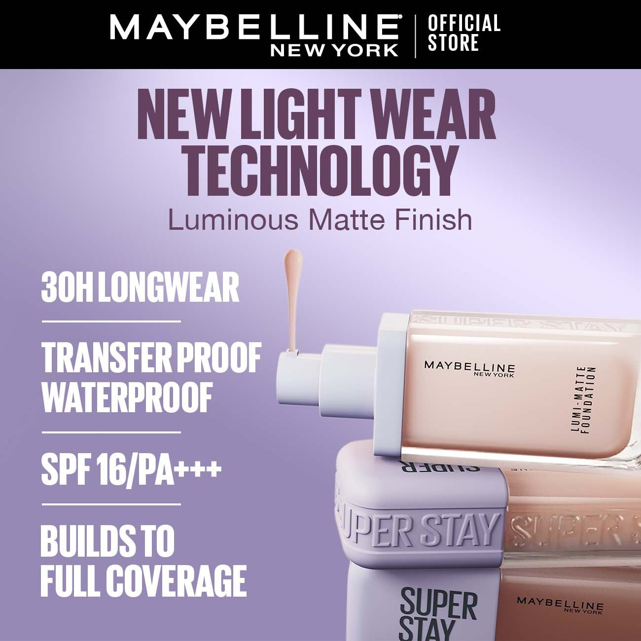 Maybelline - New York Superstay Lumi Matte Liquid Foundation 18ML