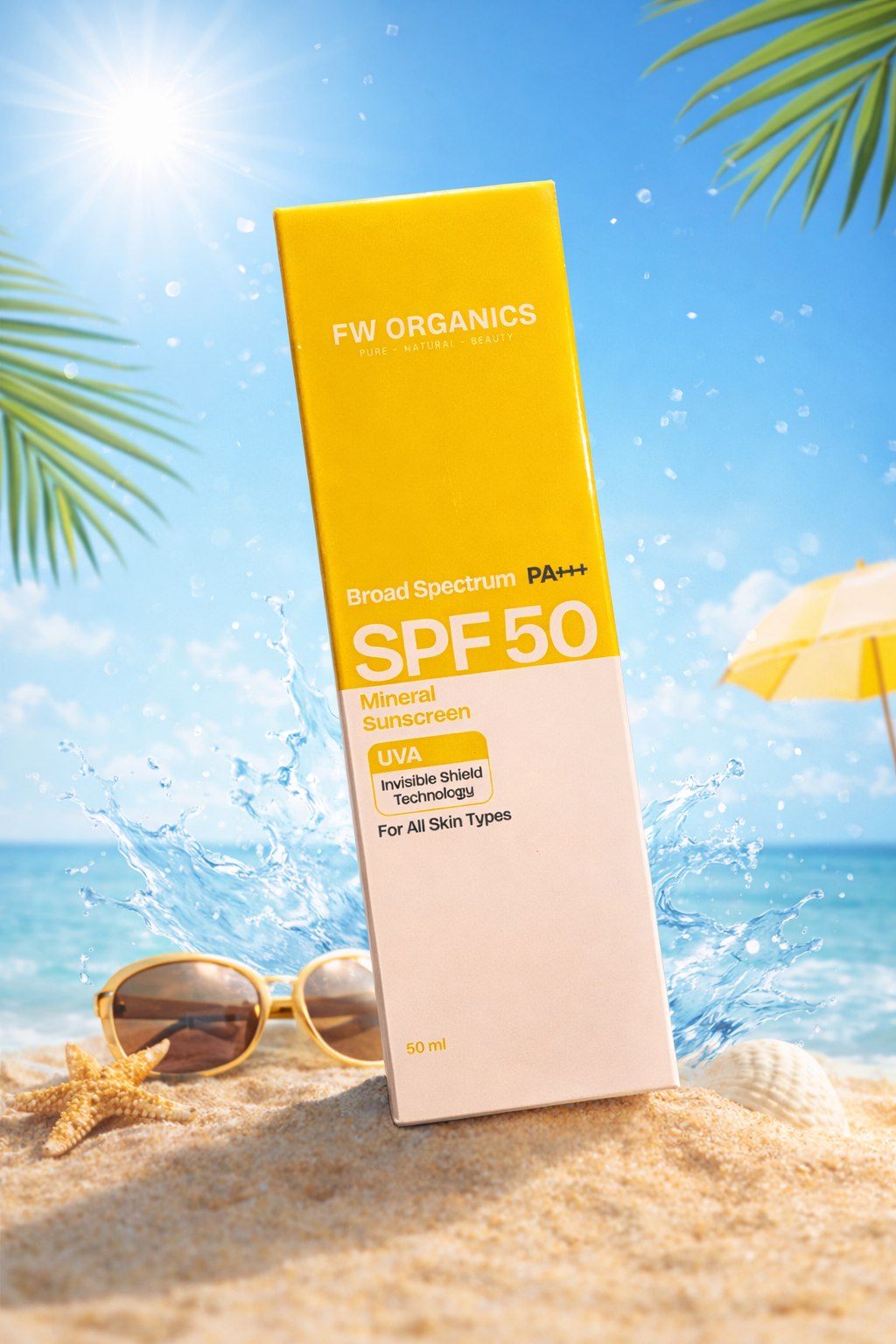 FW Organics - Sunscreen SPF50