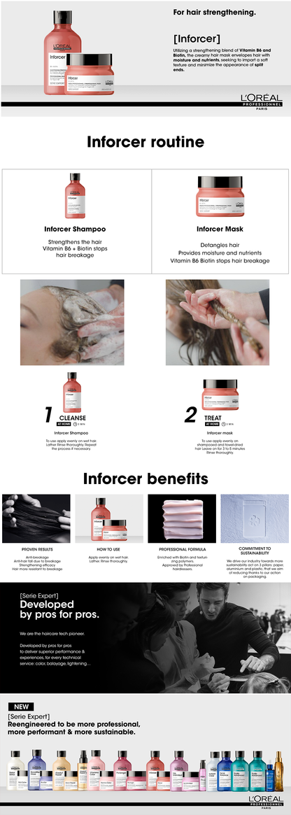 L'Oreal Professional - Serie Expert Inforcer Shampoo 300 ML - For Weak & Brittle Hair