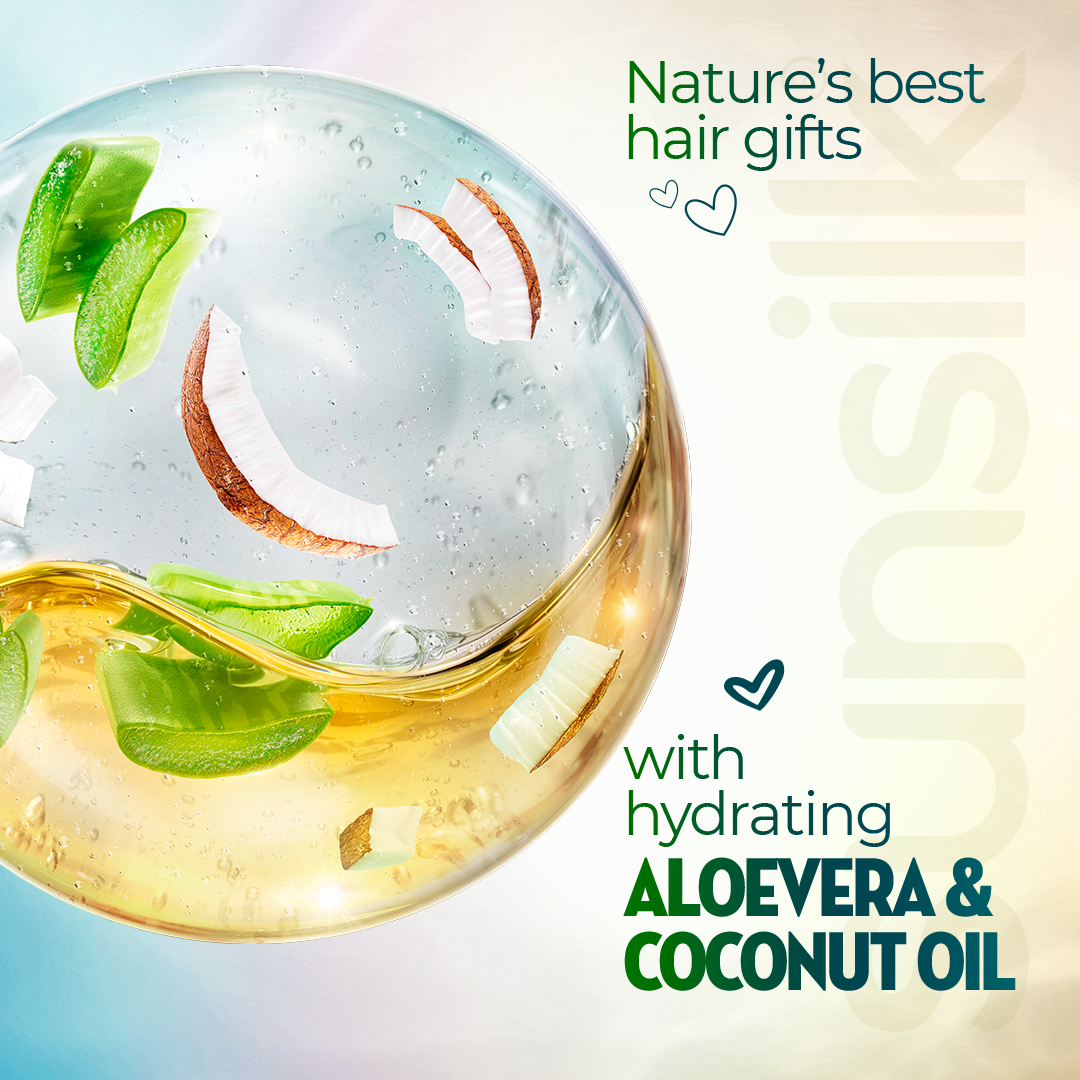 Sunsilk - Shampoo Oil Blends Coconut Oil & Aloe Vera - 205ml
