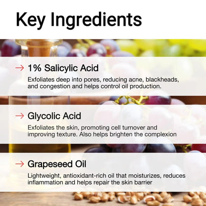 Ingredients in Salicylic Acid Cleanser | AccuFix Cosmetics