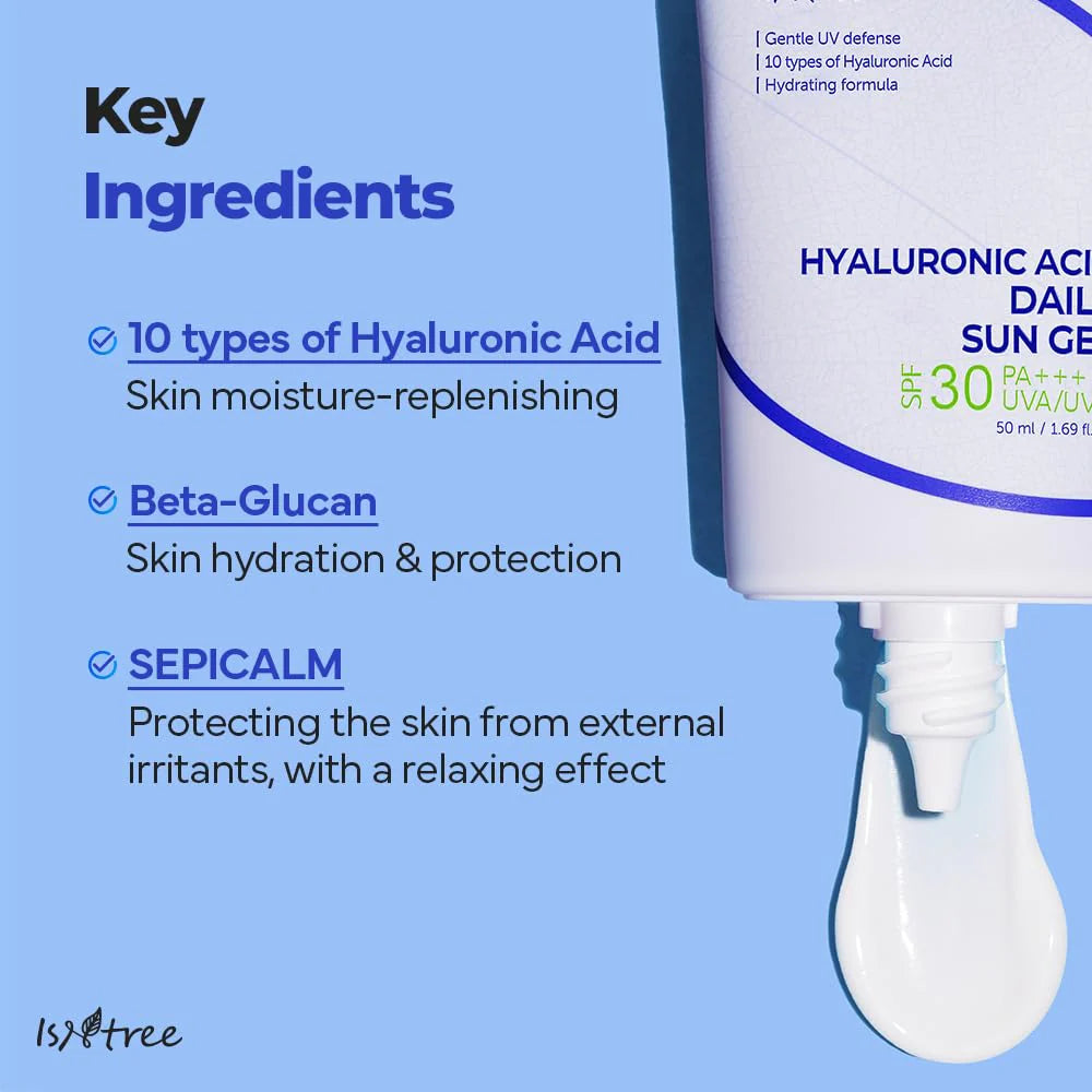 Isntree - Hyaluronic Acid Daily Sun Gel SPF 30+ PA++++ 50ml