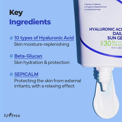 Isntree - Hyaluronic Acid Daily Sun Gel SPF 30+ PA++++ 50ml
